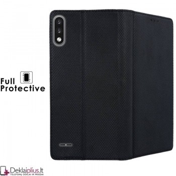 Telone smart magnet serijos atverčiamas dėklas - juodas (Lg K22)